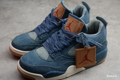 AIR LEVI'S DENIM AO2571-401 JORDAN NIKE 4 X 1005